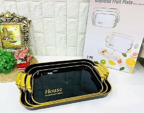 Unique serving tray set